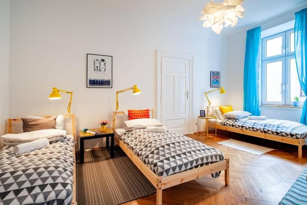 Blue Peace-Apartment With Free Parking In Center For 1-6 People Cracóvia Exterior foto