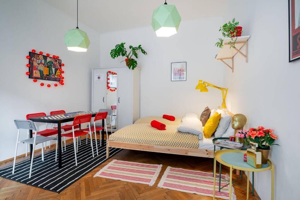 Blue Peace-Apartment With Free Parking In Center For 1-6 People Cracóvia Exterior foto